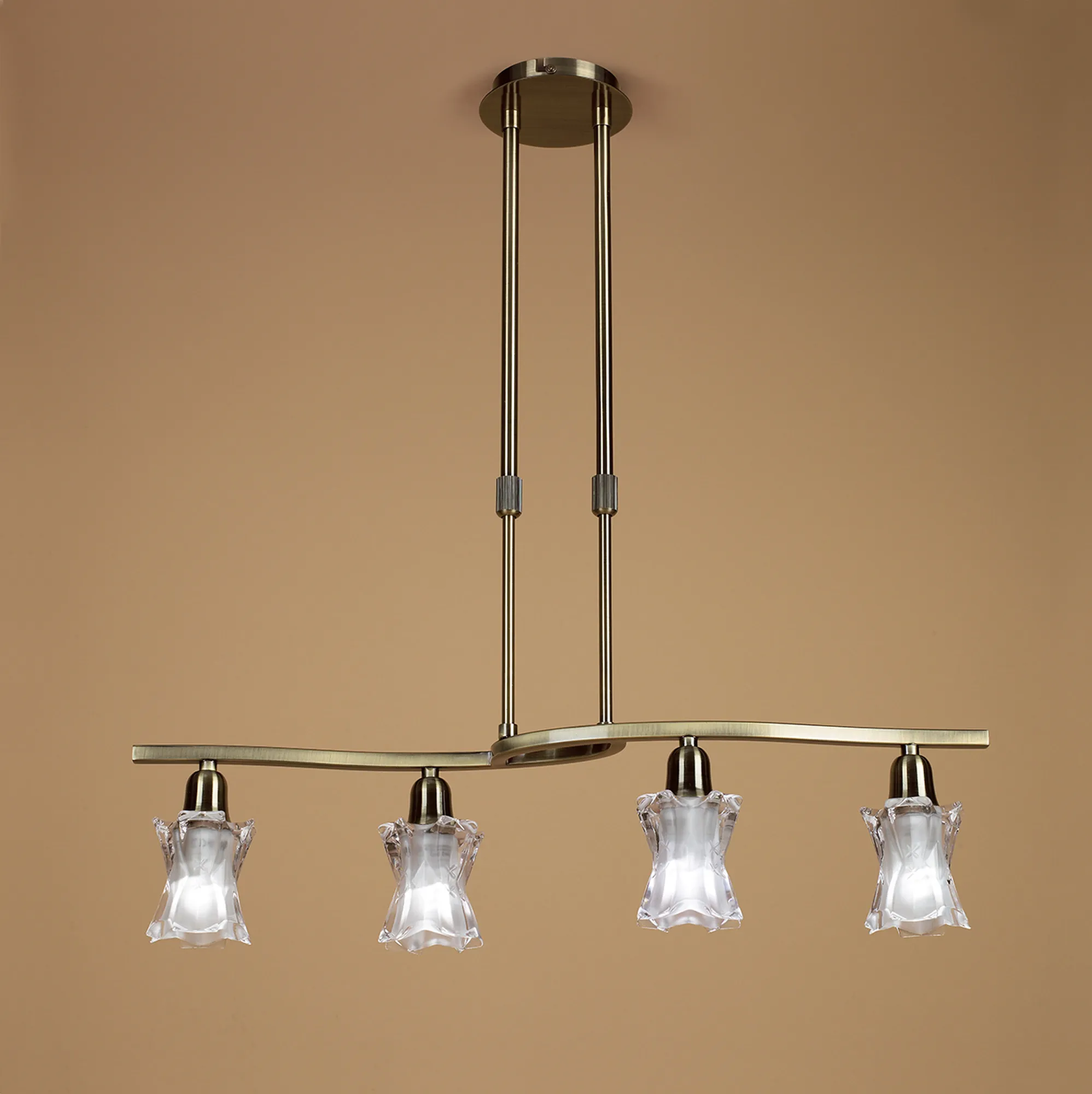 Alaska GU10 Antique Brass Ceiling Lights Mantra Linear Fittings Alaska GU10 Antique Brass Ceiling Lights Mantra Linear Fittings